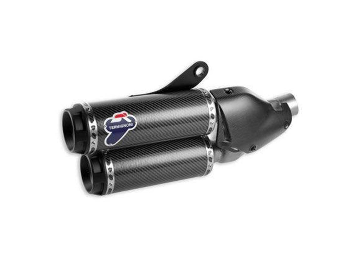 Termignoni Carbon Racing Silencers Pair Of Ducati Monster 1200 2017-2021 - Adventure Parts
