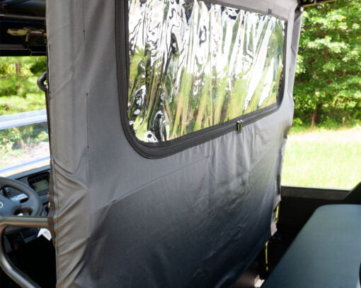 Seizmik Windshield Soft Rear & Dust Panel – Kawasaki Mule Pro FX/FXT - Adventure Parts