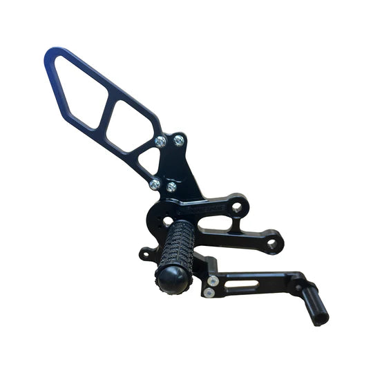 Woodcraft Complete GP Shift Rearset Kit W/Pedals Suzuki GSX-8R 2024 - Adventure Parts