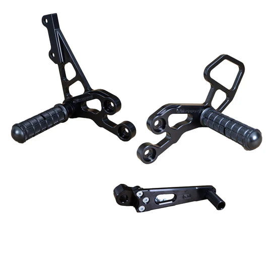 Woodcraft Rearset w/Shift Pedal Suzuki GSX-R750 2006-2010 - Adventure Parts