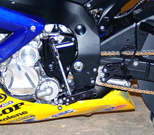 Woodcraft Rearset w/Shift Pedal Suzuki GSX-R750 2006-2010 - Adventure Parts