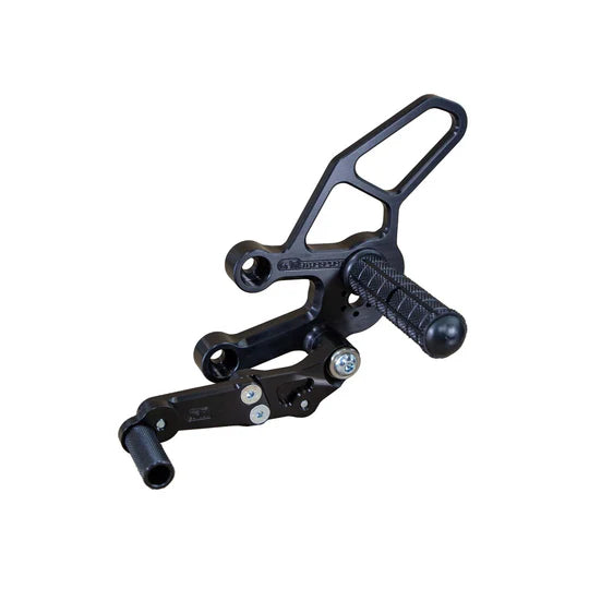Woodcraft Complete Rearset Kit w/ Pedals Yamaha YZF-R7 2022-2024