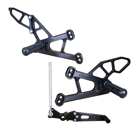 Woodcraft Rearset w/Shifter Pedal Yamaha YZF-R1 2009-2014 - Adventure Parts