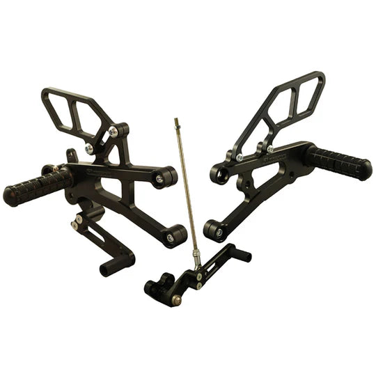 Woodcraft Rearset - GP Shift w/QS Triumph Daytona 675/R 2013-2017 - Adventure Parts