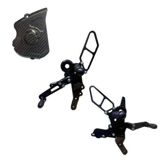 Woodcraft Rearset Kit - STD Shift Ducati Hypermotard 698 Mono 2024