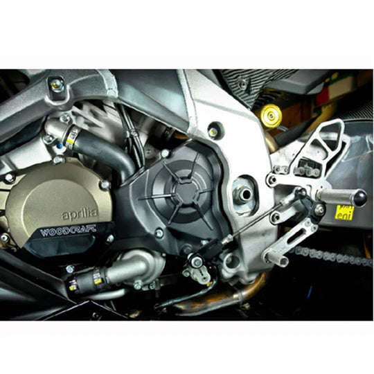 Woodcraft GP Shift Complete Rearset Aprilia Tuono V4 2012-2016 - Adventure Parts