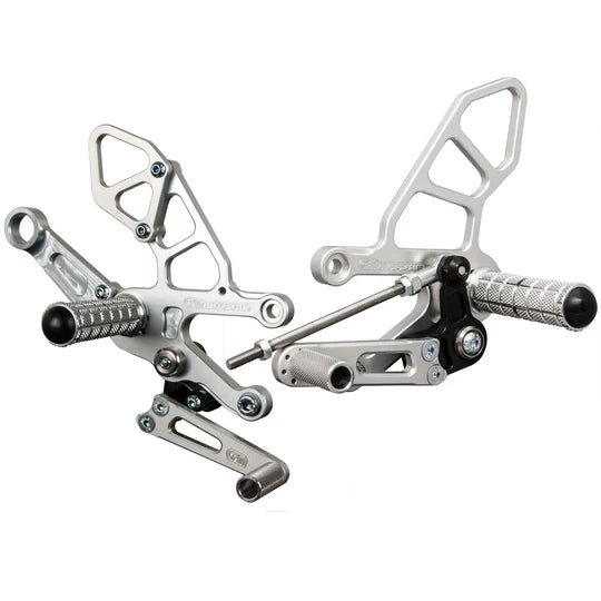 Woodcraft STD Shift Complete Rearset Aprilia Tuono V4 2012-2016 - Adventure Parts