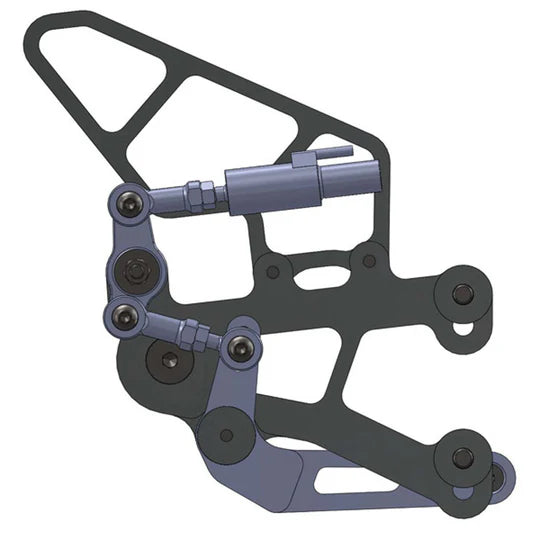 Woodcraft GP Shift Rearset BMW S1000RR 2009-2014 - Adventure Parts