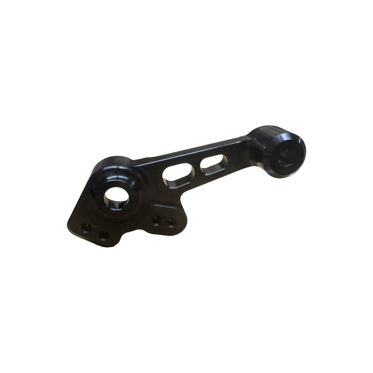 Woodcraft Left Inner Adjustable Rearset Bracket Black Aprilia RS 660 2021-2026 - Adventure Parts