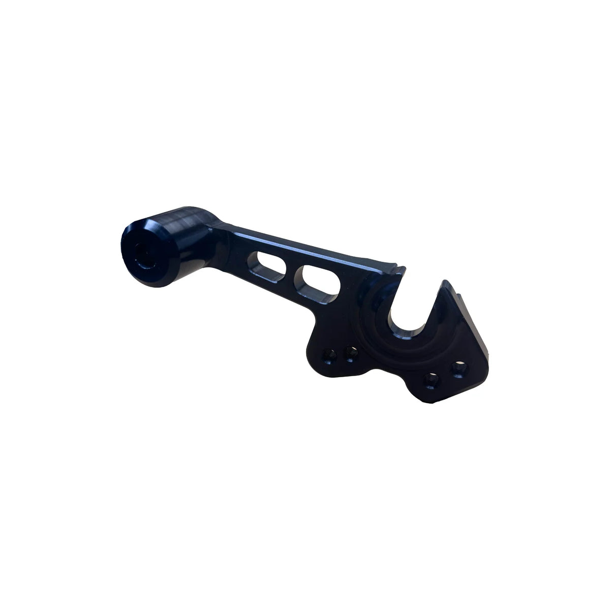 Woodcraft Right Inner Adjustable Rearset Bracket Black Aprilia RS 660 2021-2026 - Adventure Parts