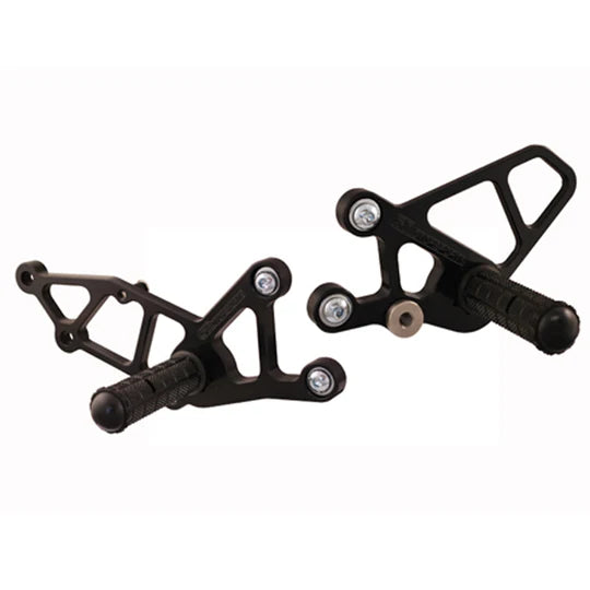 Woodcraft Rearset Kit Kawasaki Ninja EX250/EX300 2008-2017 - Adventure Parts