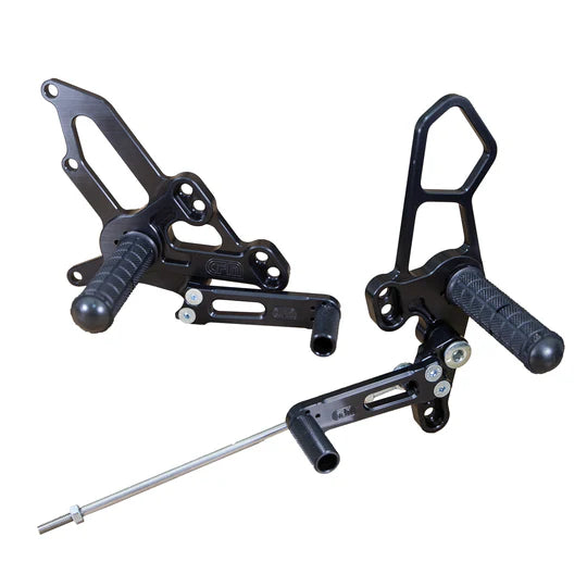 Woodcraft Std or GP Shift Rear Set Kit w/Pedals Yamaha FZ07/MT07 2015-2024
