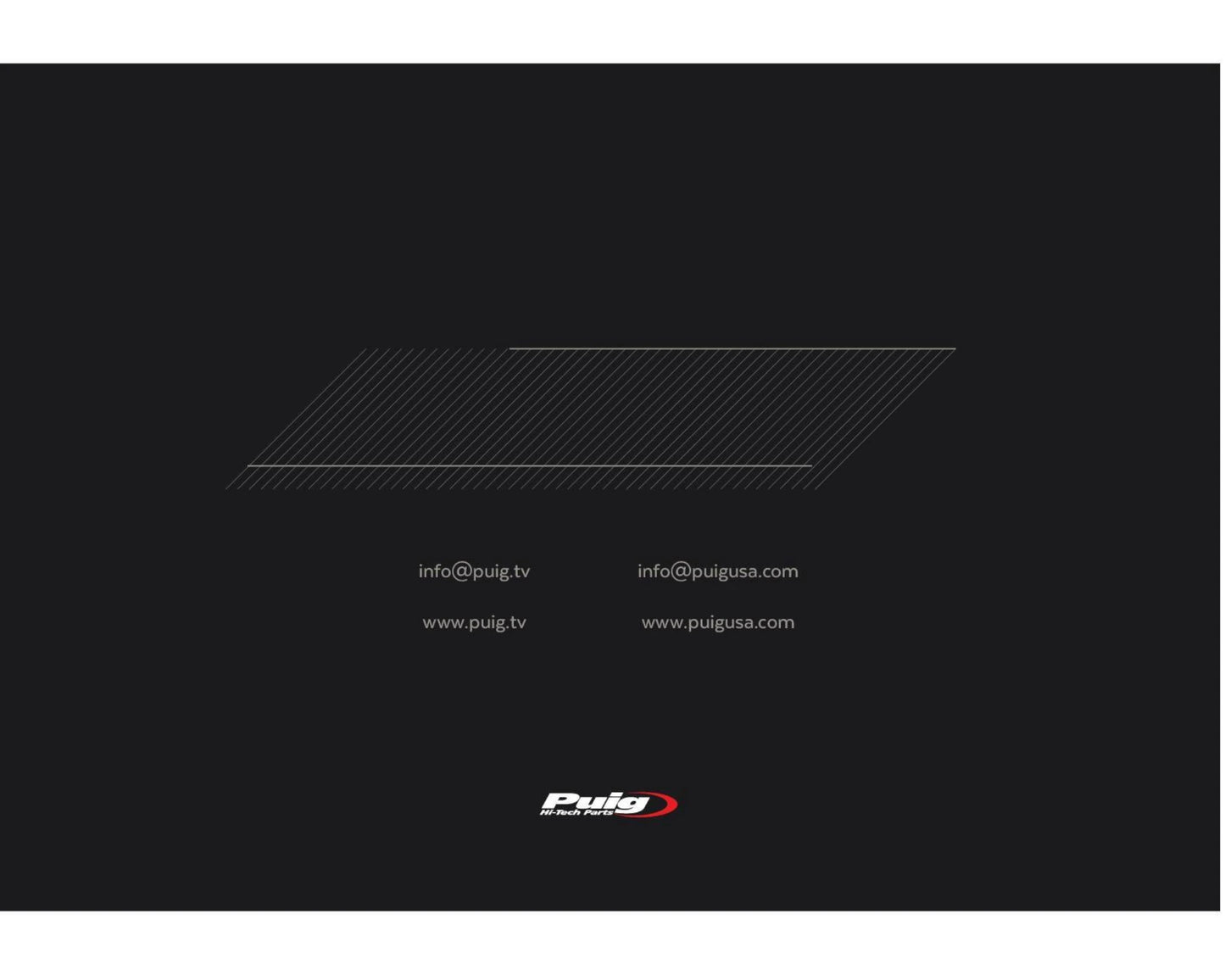 Puig ALU Frontal Plate HONDA SCL500 2023-2025