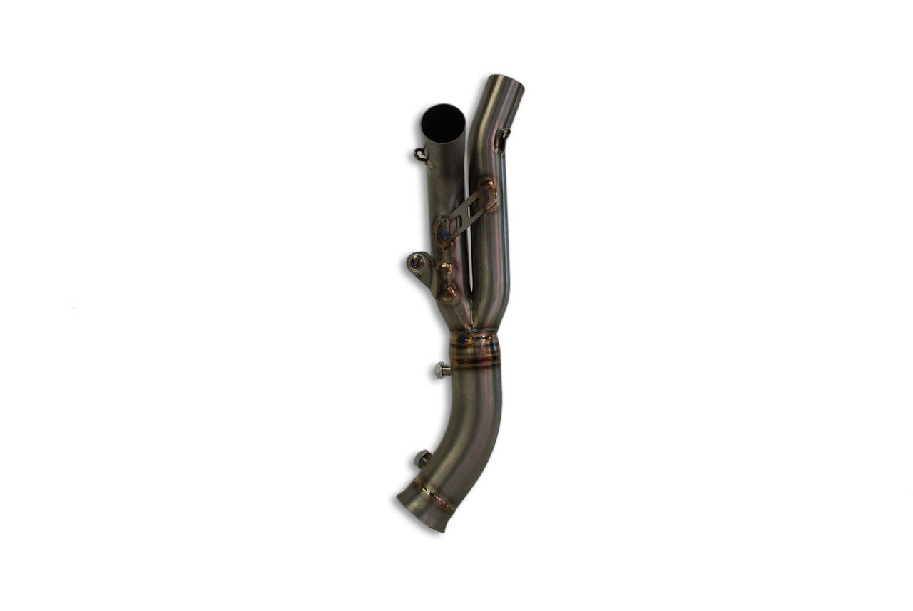 Graves Motorsports Titanium Cat Eliminator Pipe LINK Yamaha R1 2009-2014