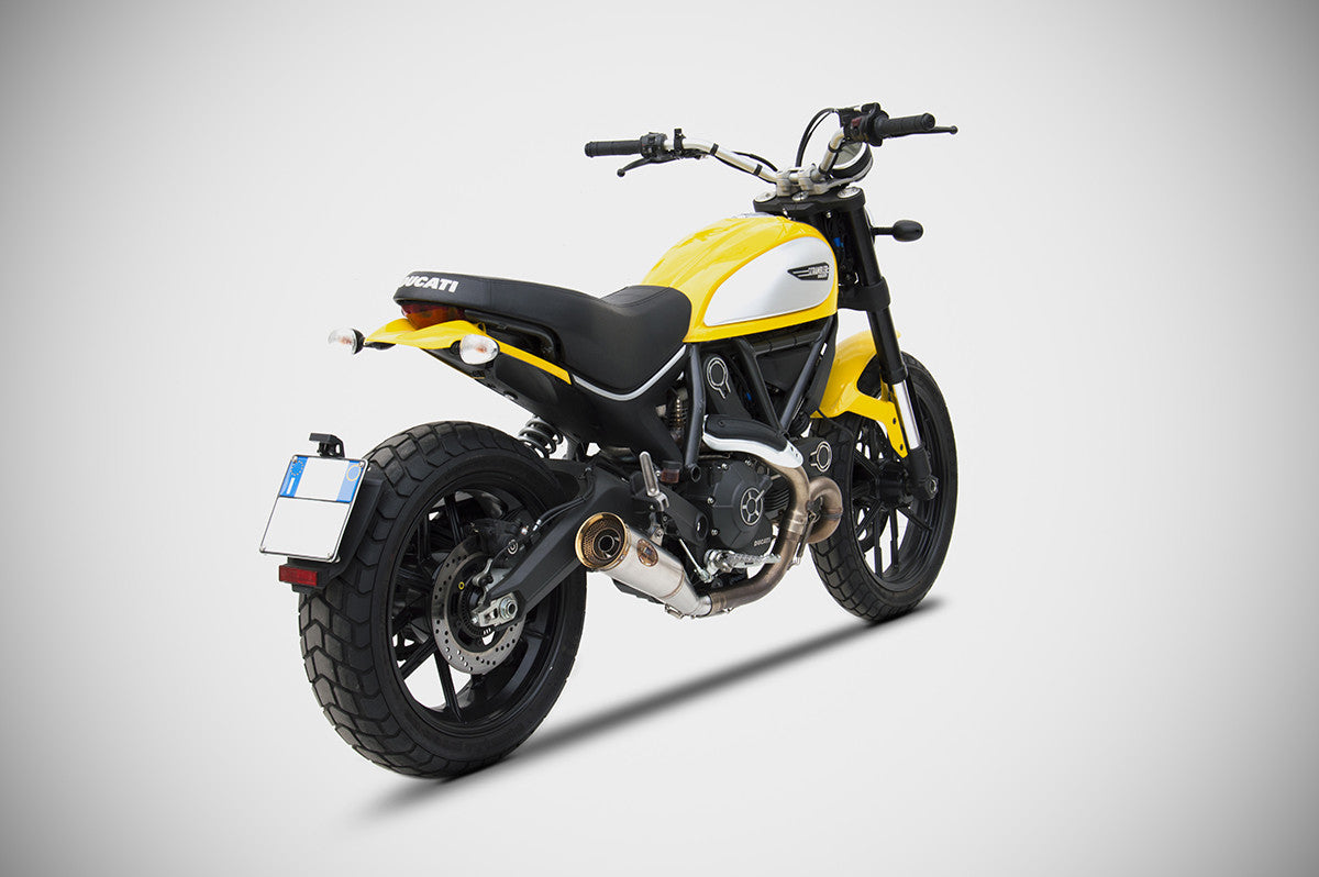 ZARD Exhaust Zuma" Slip-On Ducati Scrambler 800 2017-2020 - Adventure Parts