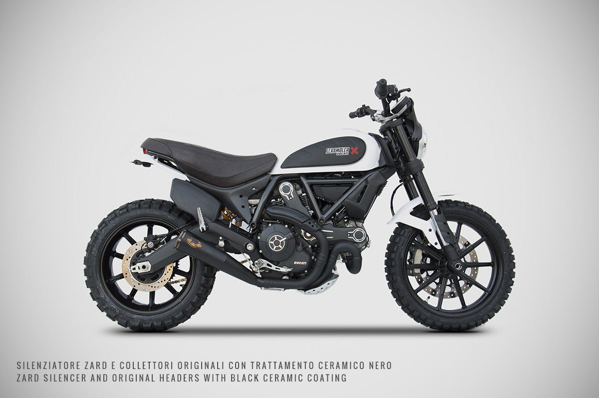 ZARD Exhaust Zuma" Slip-On Ducati Scrambler 800 2017-2020 - Adventure Parts