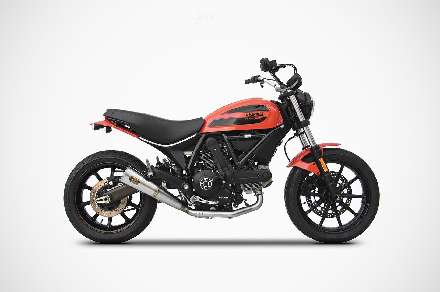 ZARD Exhaust Slip-On "Conical" Ducati Scrambler Sixty2 2016-2019 - Adventure Parts