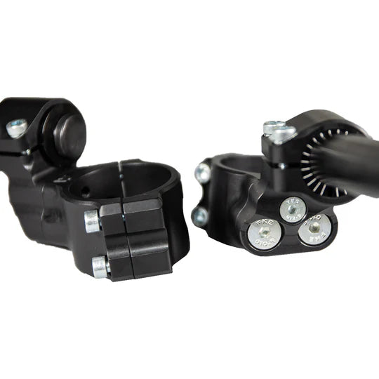 Woodcraft 35MM Rise Side Mount Adjustable Clip ons Kawasaki ZX-6R 2013-2025 - Adventure Parts