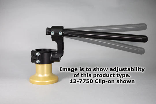 Woodcraft 35MM Rise Side Mount Adjustable Clip ons Kawasaki ZX-6R 2013-2025 - Adventure Parts