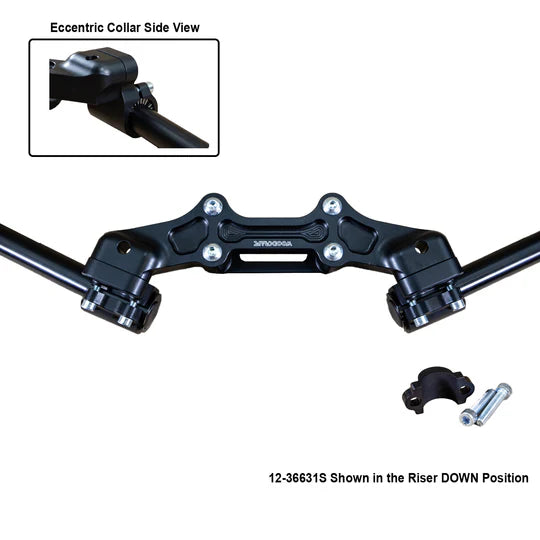 Woodcraft Adapter Plate Ducati Monster 821 2014-2017 - Adventure Parts