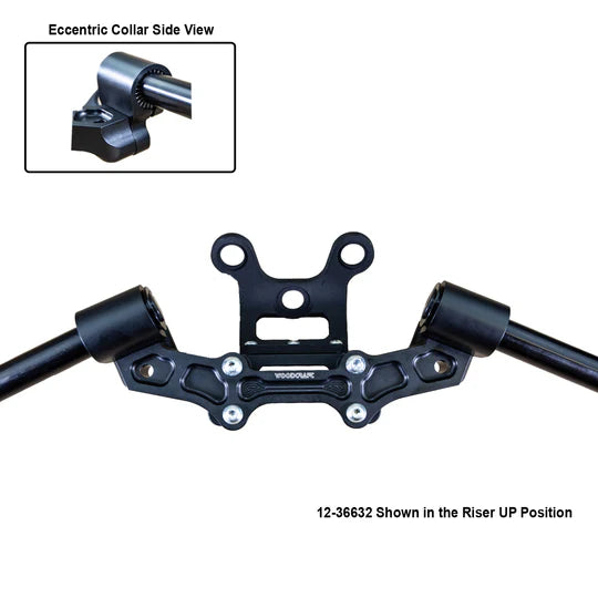 Woodcraft Adapter Plate Ducati Monster 1200 2017-2019 - Adventure Parts