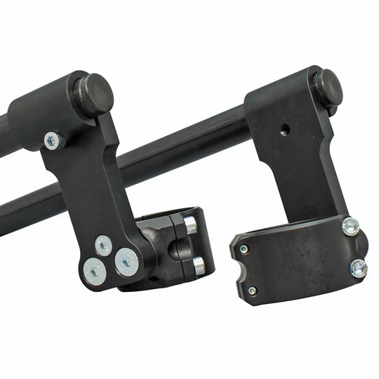 Woodcraft Clip-on Riser with Standard Black Bars BMW R Nine T - Adventure Parts