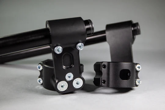 Woodcraft Clip-on Riser with Standard Black Bars BMW R Nine T Pure 2015-2017 - Adventure Parts