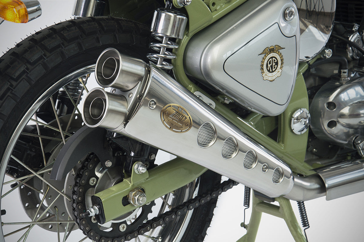 ZARD Exhaust Slip-On Royal Enfield Bullet 500 Trials 2019-2020 - Adventure Parts