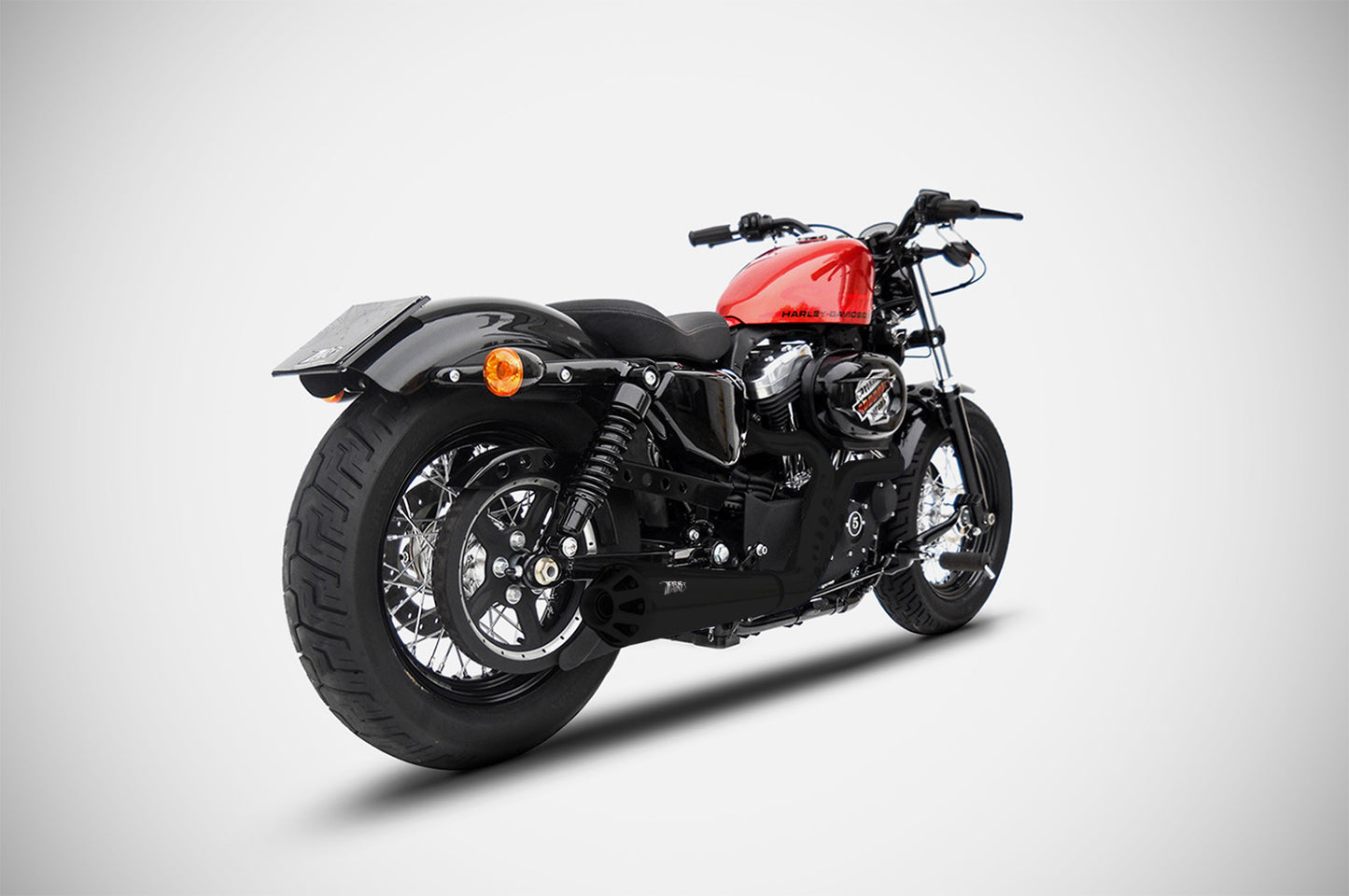 ZARD "Conical" Full Kit Exhaust Harley Davidson Sportster 883 1200 2003-2013 - Adventure Parts