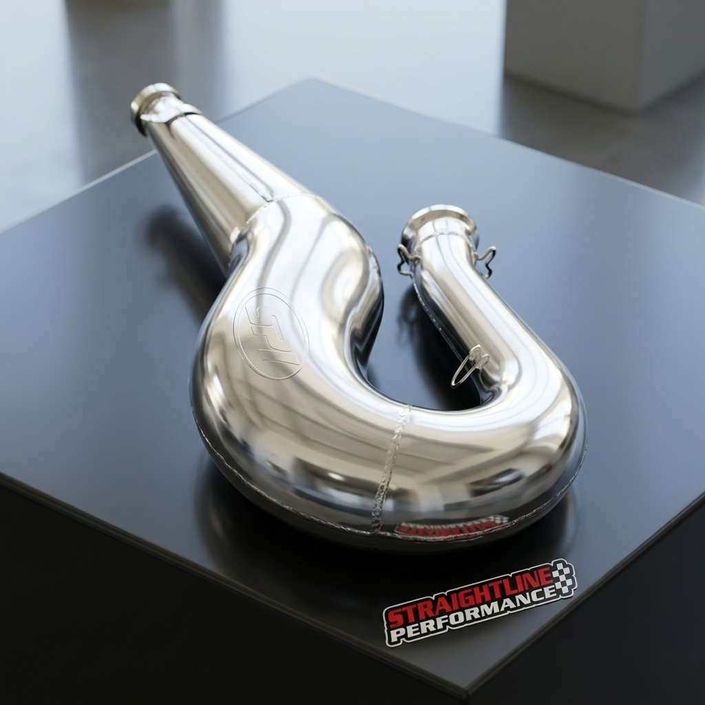 Straightline Performance Single Pipe Ceramic Coated Ski-Doo 800R Summit 2007