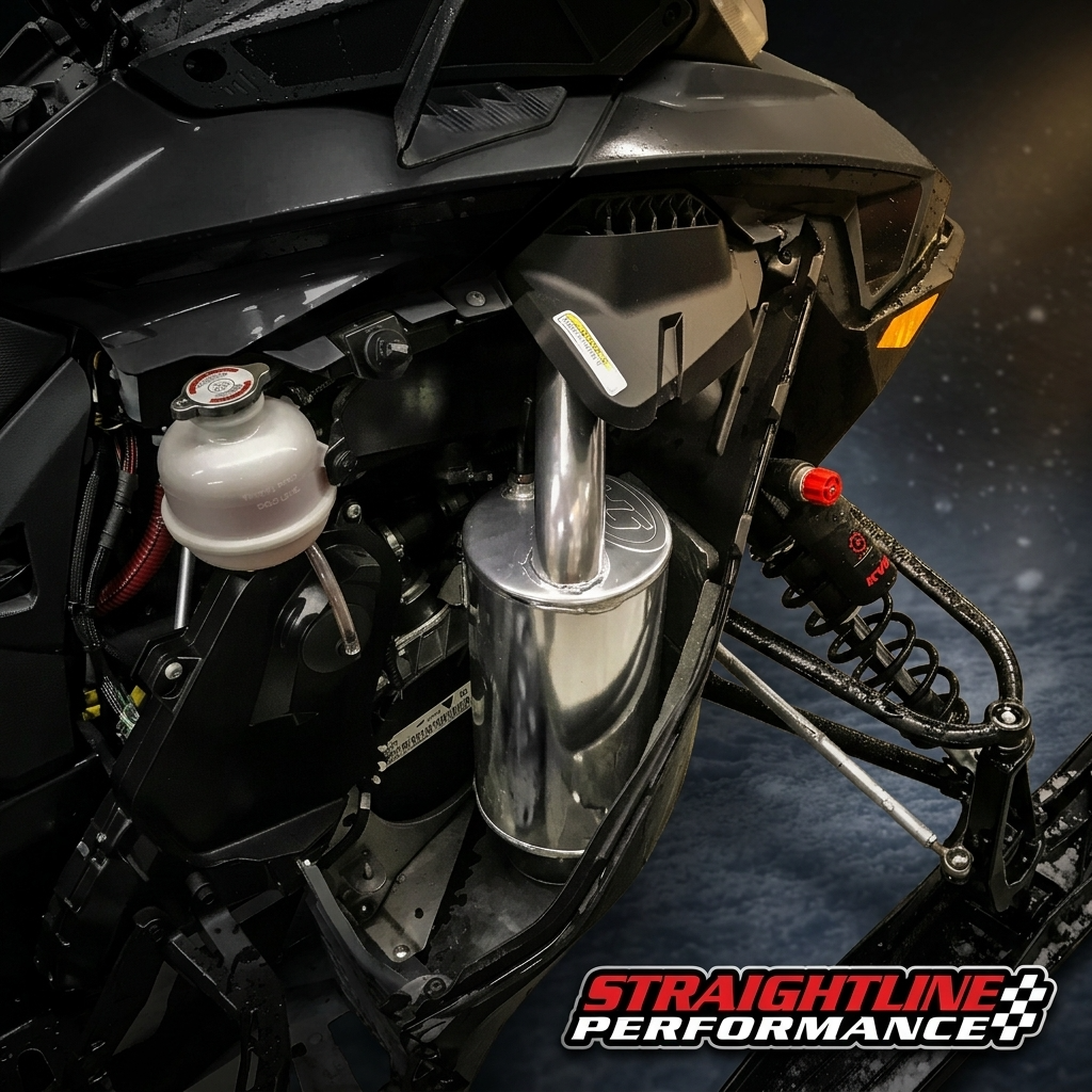 Straightline Performance Lightweight Muffler Ceramic Coated Ski-doo 850 Rev Gen 4 2017-2027