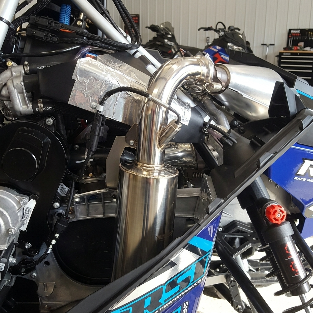 Straightline Performance Ultra-Light Muffler Ski-Doo 600R E-TEC 2023-2027