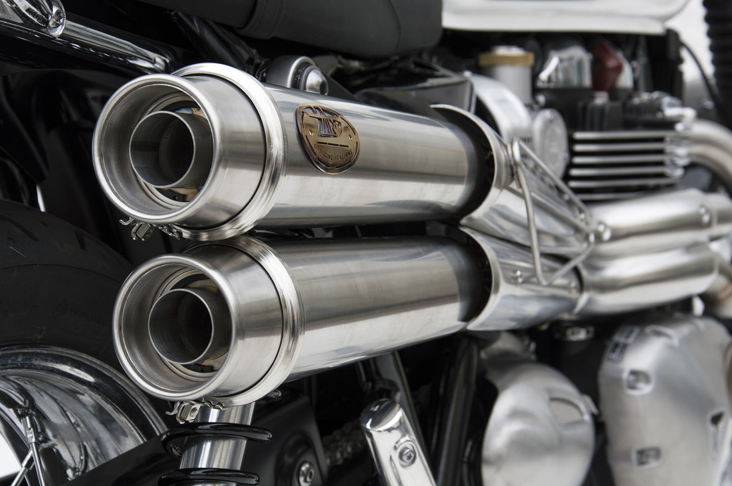ZARD Exhaust High Full Kit Triumph Bonneville T120 2016-2020