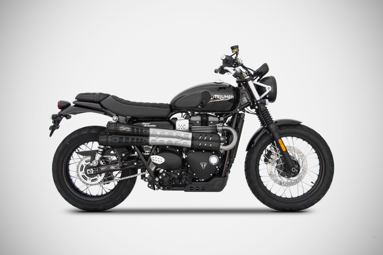 ZARD Exhaust Slip-On "Six Days" Triumph Street Scrambler 900 2017-2020