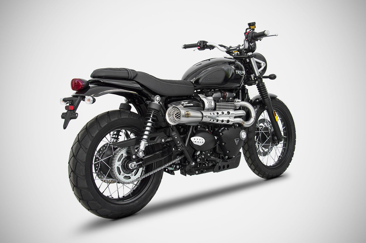 ZARD Exhaust "Tiger 70" Full Kit Triumph Street Scrambler 900 2017-2020 - Adventure Parts