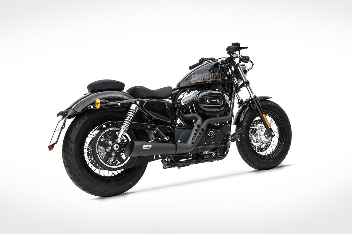 ZARD "Sport" Full Kit Exhaust Harley Davidson Sportster 883-1200 2003-2013 - Adventure Parts