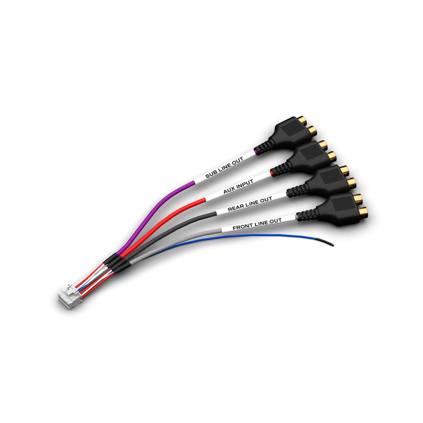 Rockford Fosgate Replacement PMX-HD9813 RCA Signal Harness
