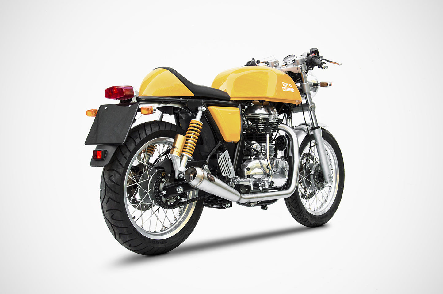 ZARD Exhaust Full Kit 1:1 Royal Enfield Continental Gt 535 2014-2016 - Adventure Parts