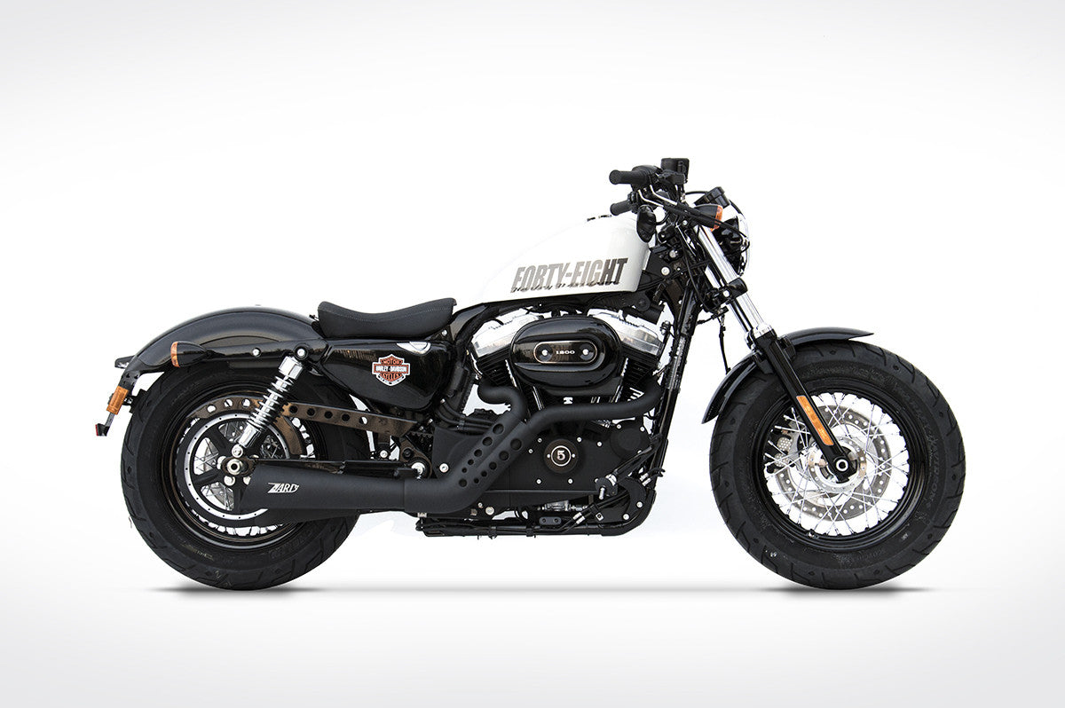 ZARD "Sport" Full Kit Exhaust Harley Davidson Sportster 883 1200 2014-2016 - Adventure Parts