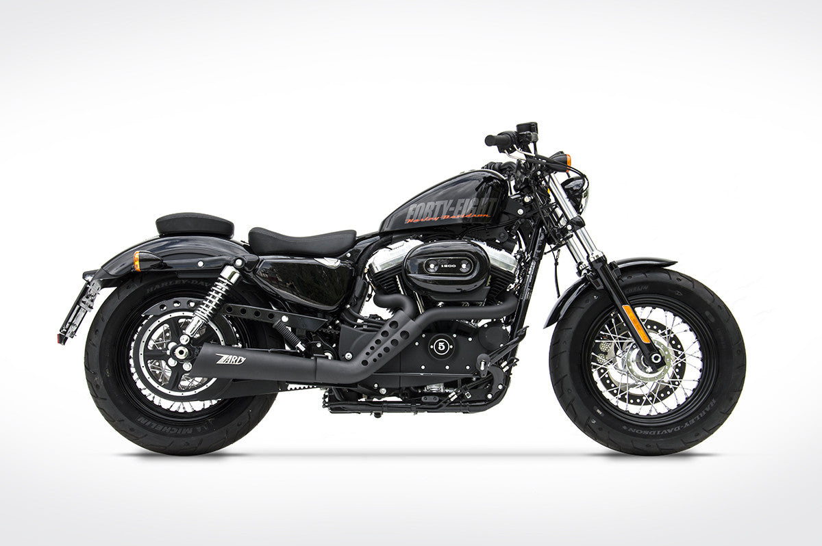 ZARD "Sport" Full Kit Exhaust Harley Davidson Sportster 883 1200 2014-2016 - Adventure Parts