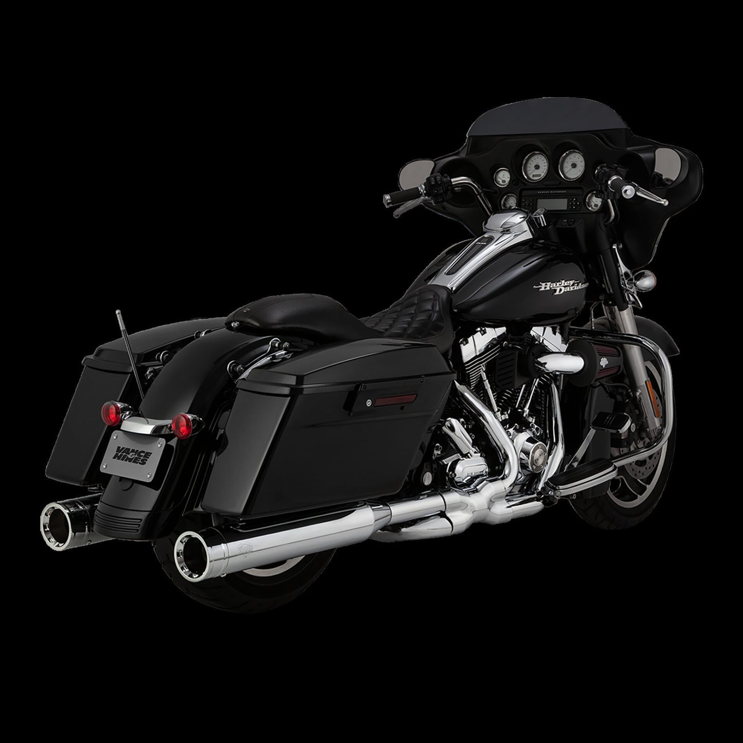 Vance & Hines Slip-On Oversized 450 Destroyer Chrome/Black 1995-2016 - Adventure Parts