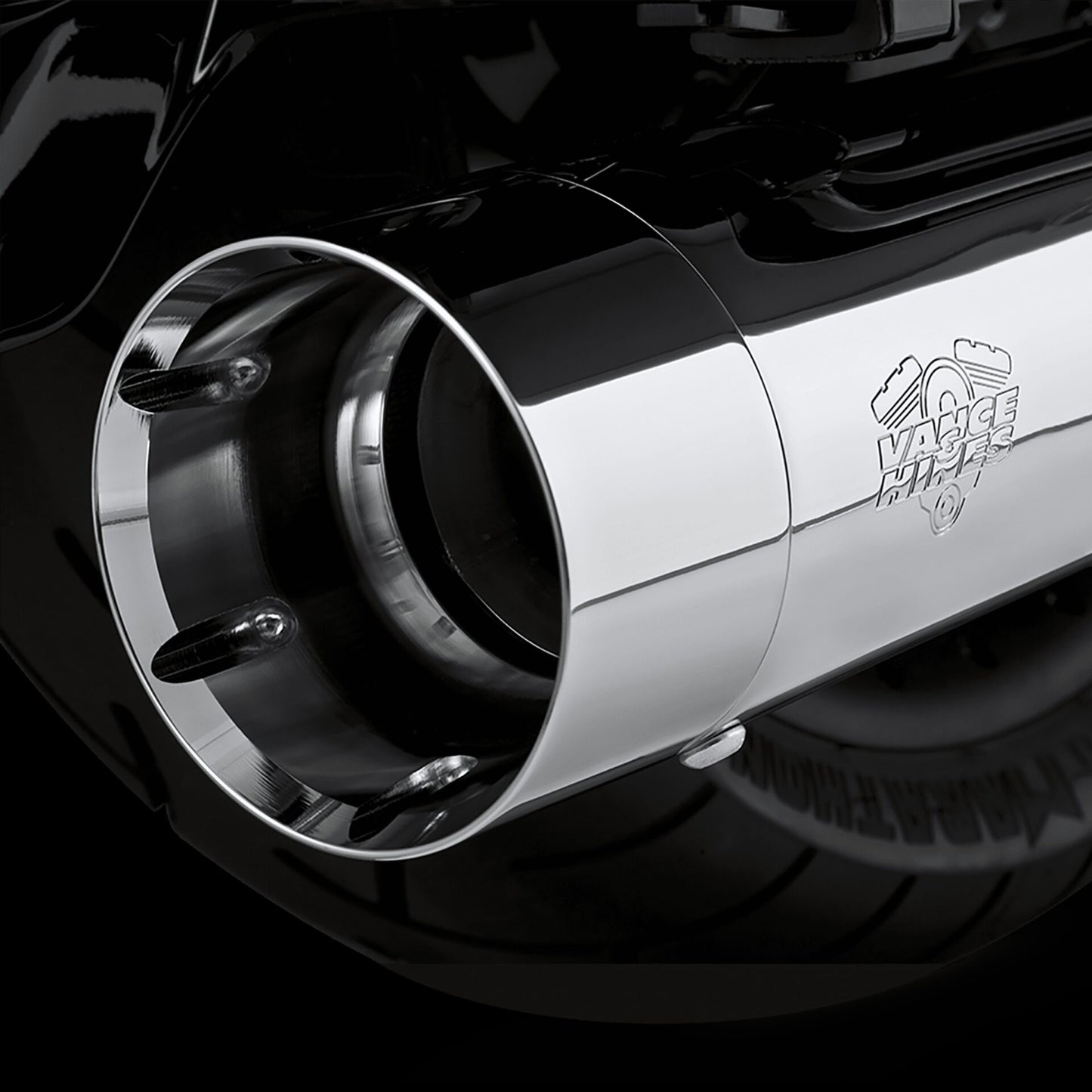Vance & Hines Slip-On Oversized 450 Titan Black 2024-2025 - Adventure Parts