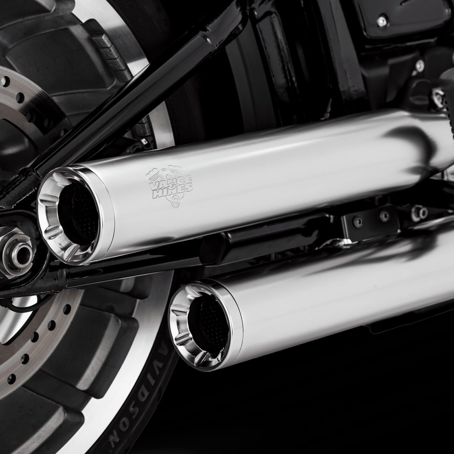 Vance & Hines Slip-On Eliminator 300 Chrome 2018-2023 - Adventure Parts