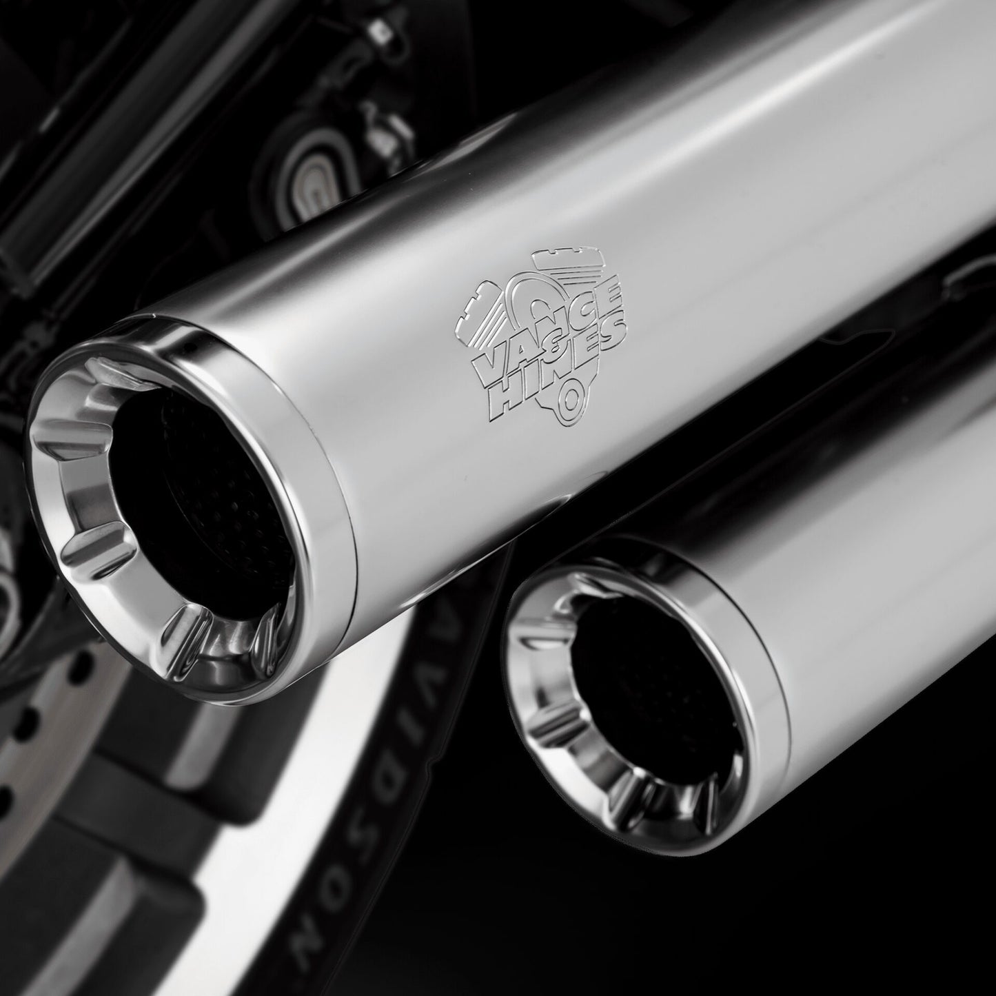 Vance & Hines Slip-On Eliminator 300 Chrome 2018-2023 - Adventure Parts
