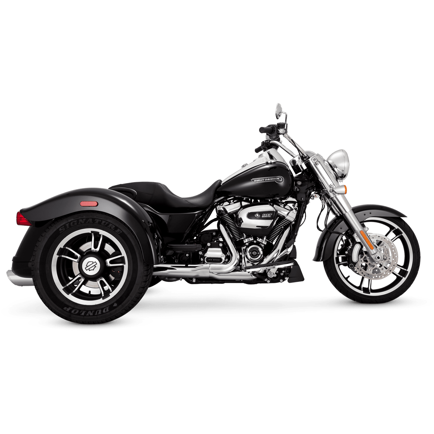 Vance & Hines Slip-On Twin Slash Round Chrome 2023-2025 - Adventure Parts
