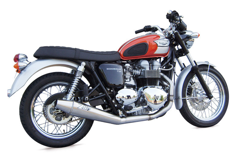 ZARD "Conical" Full Kit Low Injection Exhaust Triumph Bonneville T100 2008-2016