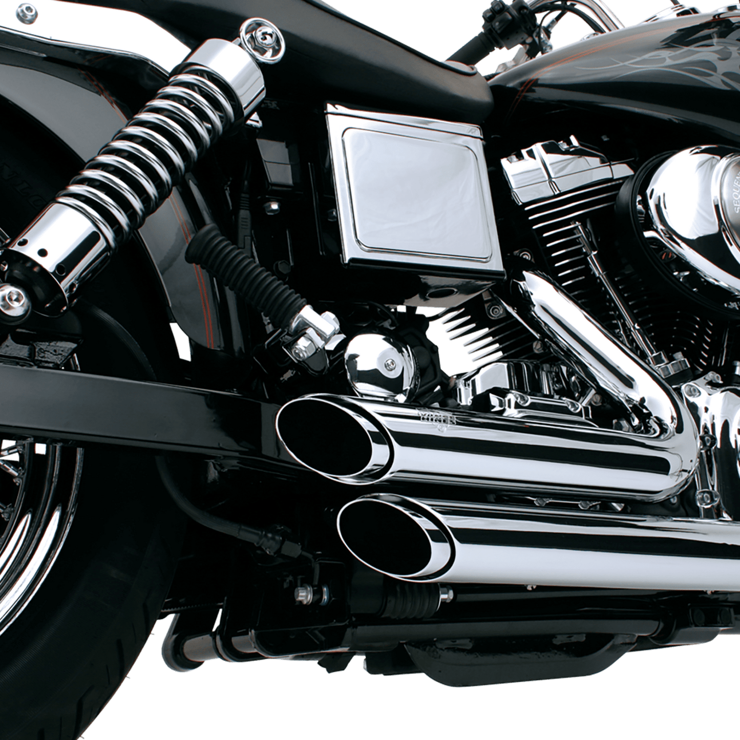 Vance & Hines Slip-On Shortshots Staggered Chrome 2018-2023 - Adventure Parts