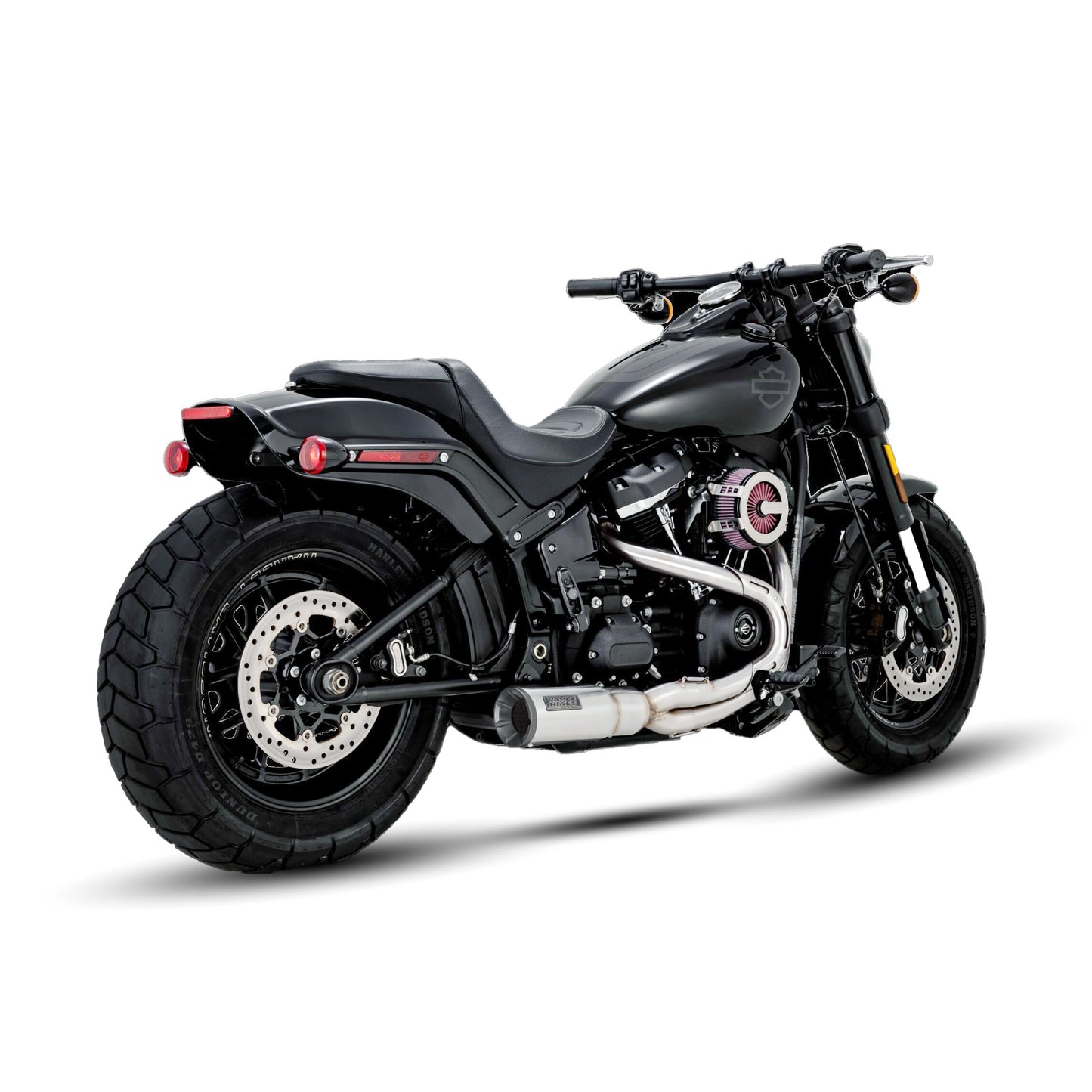 Vance & Hines Slip-On Stainless 2-Into-1 Hi-Output Brushed - Adventure Parts