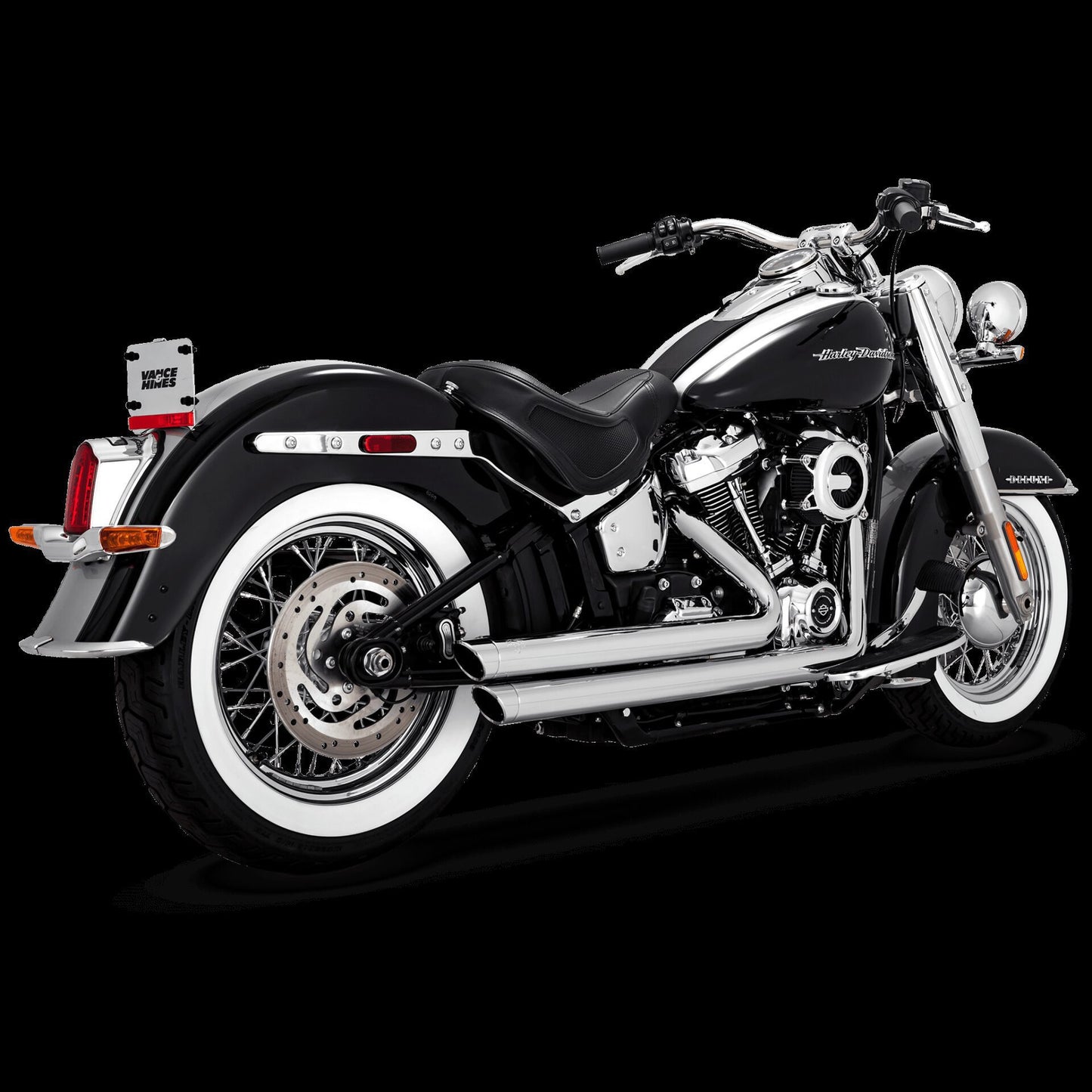 Vance & Hines Slip-On Big Shots Staggered Chrome 2018-2023 - Adventure Parts