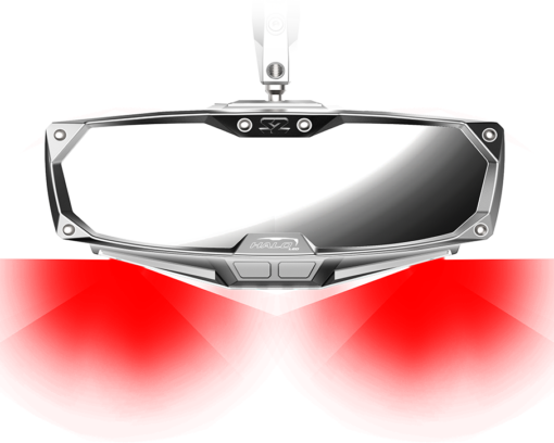 Seizmik Mirror Halo-RA LED Rearview with Cast Aluminum Bezel – Polaris RZR Pro XP - Adventure Parts